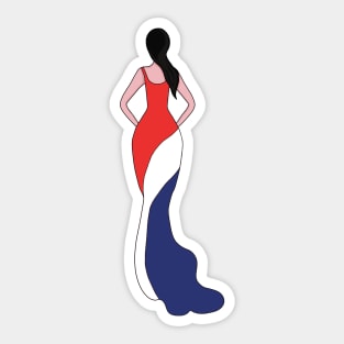 Netherlands Woman Sticker